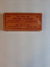 Vintage CLEVELAND OHIO Advertising Collectible Box with Staples, Heller Co. picture