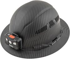 Klein Tools 60347 Hard Hat, Vented Full Brim Premium Pattern, Rechargeable Lamp picture