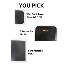 Portfolio Pocket File Server Book Black 8