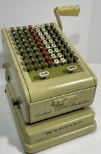 VINTAGE PAYMASTER 7000 SERIES LOCKED PROTECTION CHECK WRITER MACHINE No Key picture