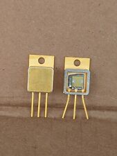1 - VINTAGE QUALITY Power MOSFET GOLD PLATED Transistor  - PICTURE FOR REFERENCE picture
