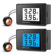 2pcs Electricity Meter 100A Digital Voltmeter Ammeter Monitor Voltage Current picture