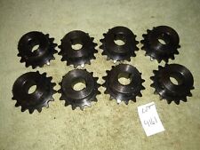 Lot 8 Vintage Small Industrial Roller Sprockets Steampunk Machine Gear Cog Wheel picture