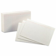 Oxford Ruled Index Cards, 4 x 6, White, 100/Pack, PK - ESS41 picture