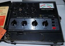 Sencore TC154 Mighty Mite vacuum tube checker tester. W/chart. Works. Pls read picture