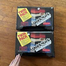 Vintage Rubbermaid Quick Stack Plastic Trays Twin Pack Lot of 2 - SEALED 1989 picture