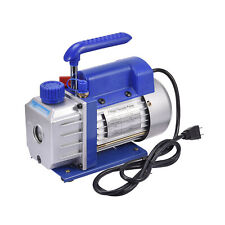 NEW 4CFM Vacuum Pump 110V HVAC Rotary Vane Air Conditioning Vacuum Pump Blue picture