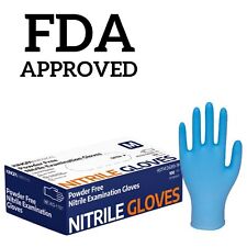 Kingfa Blue Nitrile Medical Gloves FDA Powder &Latex Free Disposable 3 mil picture