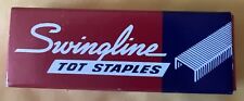 Vintage Swingline Tot Box Of 1000 Staples Chisel Point picture