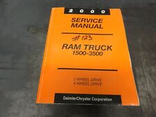 DaimlerChrysler 2000 RAM 1500-3500 Truck Service Manual      81-370-0008 picture