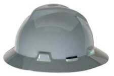 Msa Safety 475367 Full Brim Hard Hat, Type 1, Class E, Ratchet (4-Point), Gray picture