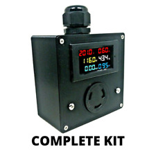 Drok Power Meter NEMA L6-30 (Complete Kit) 200-240v Voltmeter Outlet Box picture