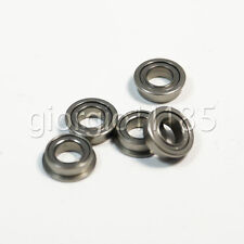 US Stock 10pcs MF63ZZ Shielded Flanged Model Ball Flange Bearing 3 x 6 x 2.5mm picture