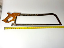 Vintage Meat Saw Butcher Hand Saw Kitchen Collectible Hunter Hunting 2.5' long picture