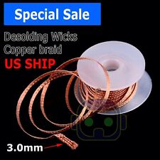 1PC 3.0mm 1.5M Desoldering Braid Solder Remover  Wick Wire Repair Tool New picture
