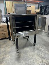 Single Deck Full Size Natural Gas Convection Oven with Legs - 54,000 BTU picture