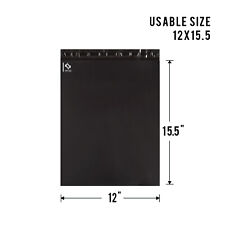 Black Poly Mailers Envelopes Shipping Bag Self Seal Plastic Poly Bags picture