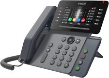 Fanvil V65 Business IP Phone, Gunmetal, 20 SIP Lines, 4.3