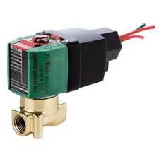 Redhat 8262R232 100 To 240V Ac/Dc Brass Solenoid Valve, Normally Closed, 1/4 In picture