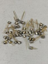 42 Vintage Gold Plated Transistors Texas Instruments/Unbranded Various Specs NOS picture