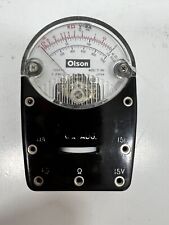 Vintage Olson TE-184 Mini Multimeter Made In Japan Bakelite 2 Jewels NICE TESTED picture