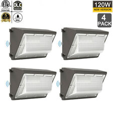 4Pack 120W LED Wall Pack Security Commercial Industrial Light Fixture 5000K  picture