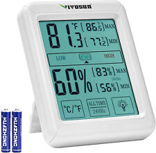 VIVOSUN Thermometer Indoor Digital LCD Hygrometer Temperature Humidity Meter picture