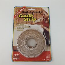 Myro Seal A Crack Tub And Wall Caulk Strip 3/4 inch x 11 ft. Vintage NOS picture