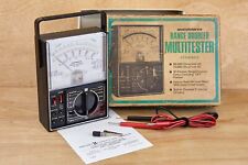 Vintage Micronta Range Doubler Volt/Ohm/Amp Meter 22-204A Original Box & Manual picture