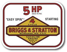 Vintage Briggs & Stratton Easy Spin 5 HP Small Engine 4